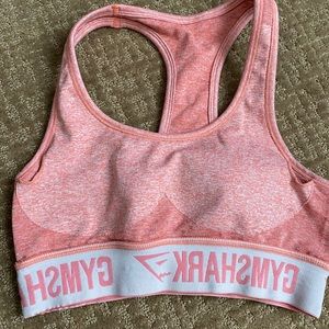 Gymshark pink flex bra m
